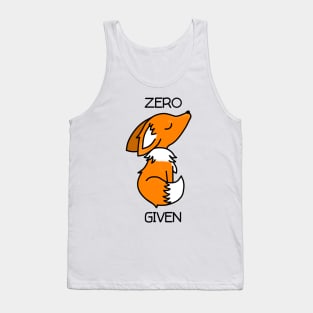 Zero Fox Given Tank Top